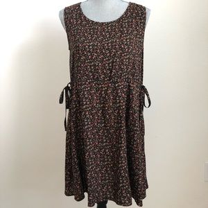 Forever 21 Floral Smock Dress with Bows